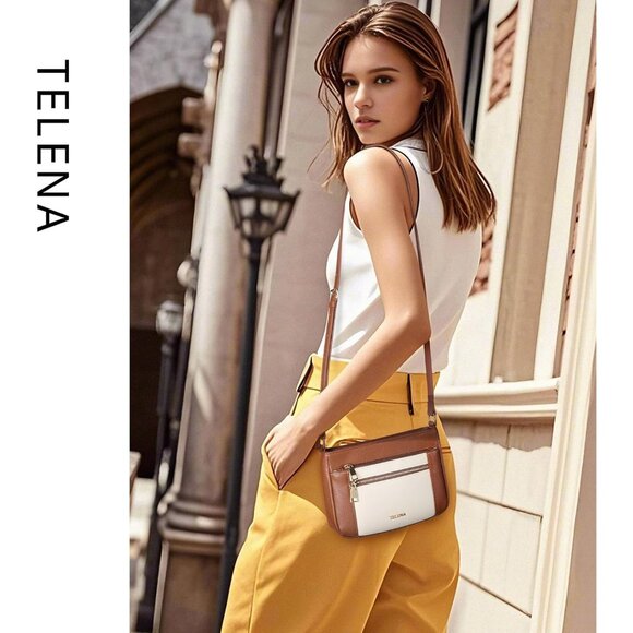 Leather Crossbody Bag for Women Adjustable Strap Chic Travel Purse - Picture 2 of 7